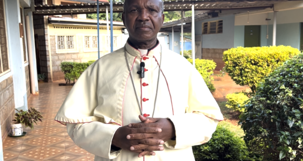 Rt Rev. James Maria Wainaina Kung'u, the bishop of the catholic diocese of Murang'a, Kenya